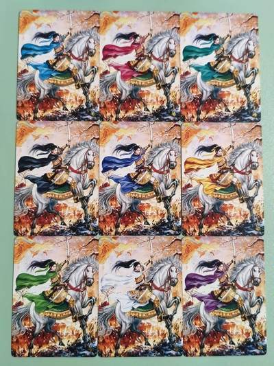 光影卡牌第25期，各家亲签，各家套卡，持续收拍品 - 青朴扈三娘普卡9宫