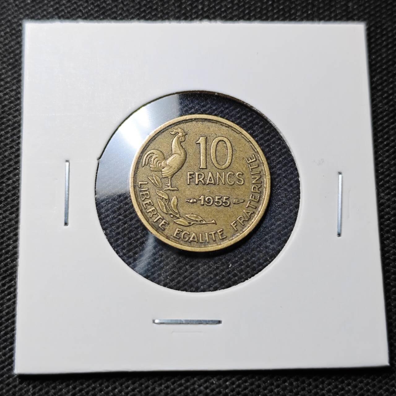 KK钱币收藏小铺  第368场  2月预留时间 周末发货  法国10法郎