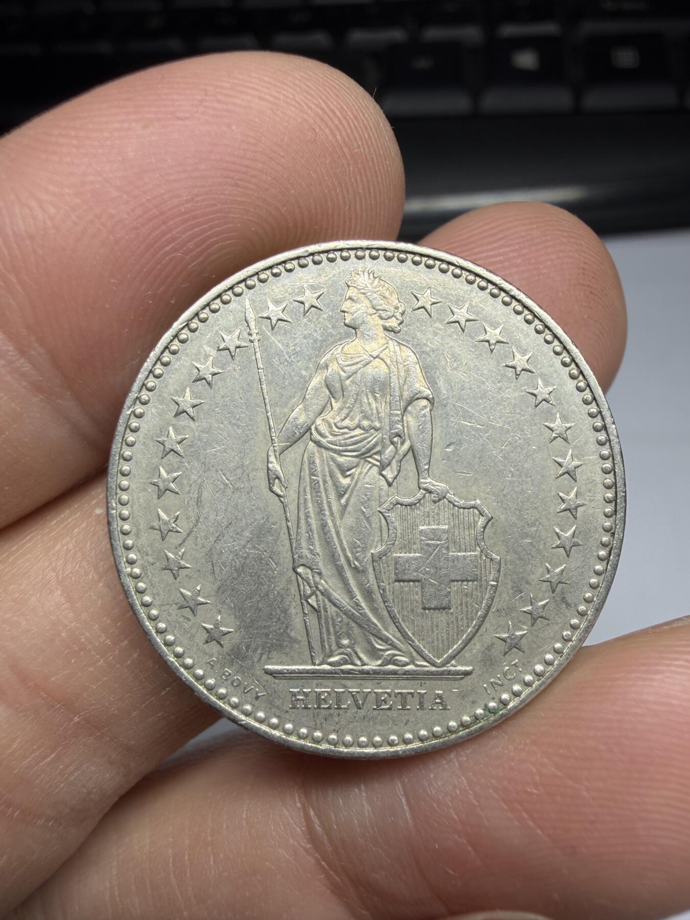 2025年集古藏今外币拍卖第十期-第5场—（总第285拍），可以寄存60天，满160元包邮。 1994年瑞士2法郎