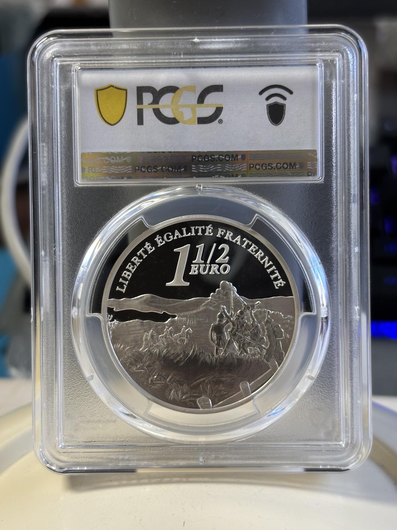 第181期拍卖 法国2005年奥斯特利茨战役200周年纪念银币PCGS-PR69,900银，22.2克，发行15000枚