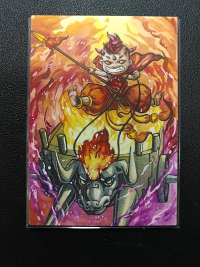 天玑星卡拍第138期《11.17周一截拍》持续收拍收评中 满赠卡需备注 - 【手绘卡】Rubick 西游手绘 红孩儿 手绘卡