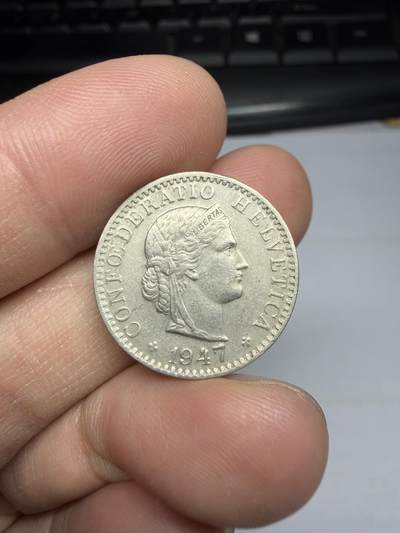 2025年集古藏今外币拍卖第十期-第5场—（总第285拍），可以寄存60天，满160元包邮。 - 1947年瑞士20生丁