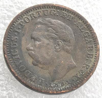 外国优质老铜币银币，周六九点倒数截拍，满百包邮，可寄存半年，喜欢朋友微信扫描二维码可直接参拍 - 少见葡占印度殖民地1881年1/4堂哥