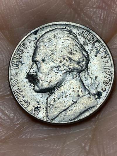 2025年第一百二十八场(总第一百五十四场）外国好品散币、邮币封和邮票场(免佣金) - 美国🇺🇸1978年5分(杰斐逊5分第三版，D标丹佛造)