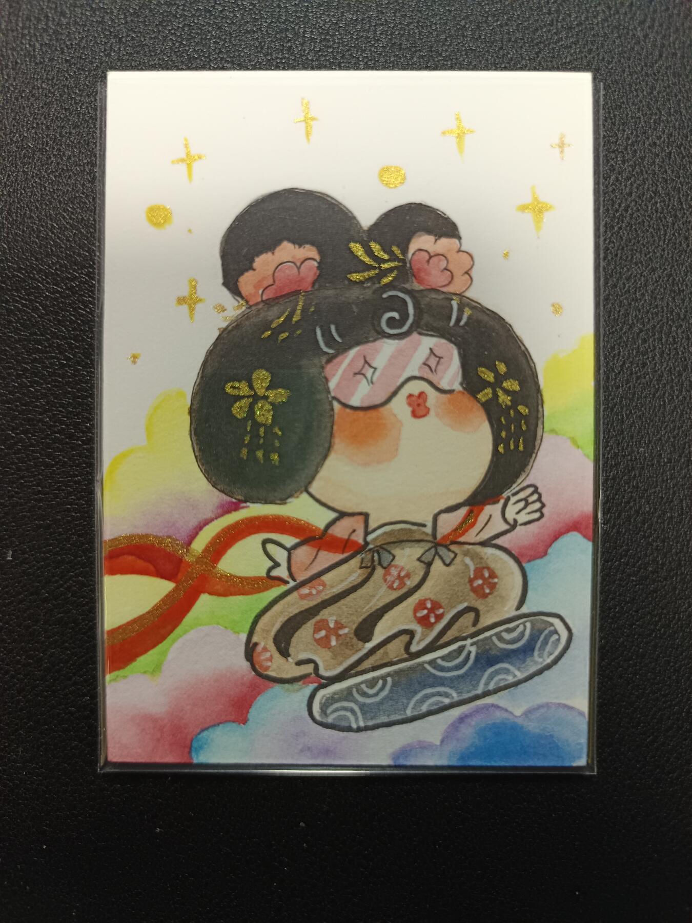 天玑星卡拍第138期《11.17周一截拍》持续收拍收评中 满赠卡需备注 【手绘卡】小火柴 杨玉环 手绘卡