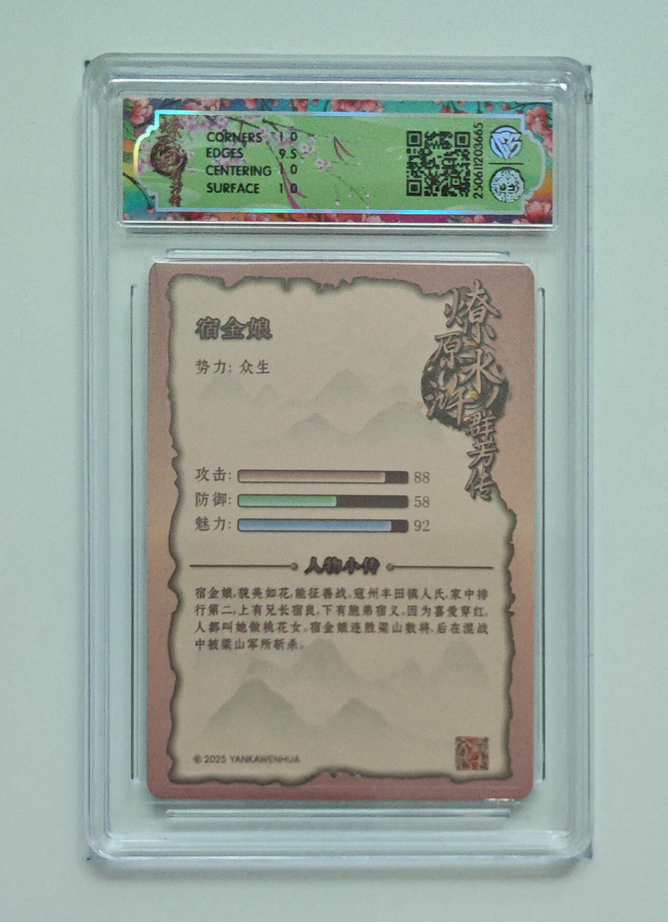 阳大大卡牌拍卖第82期（持续收拍品，周五晚上九点截拍，进群福利早知道） 【折光】焱卡文化 水浒群芳传 下 宿金娘 665