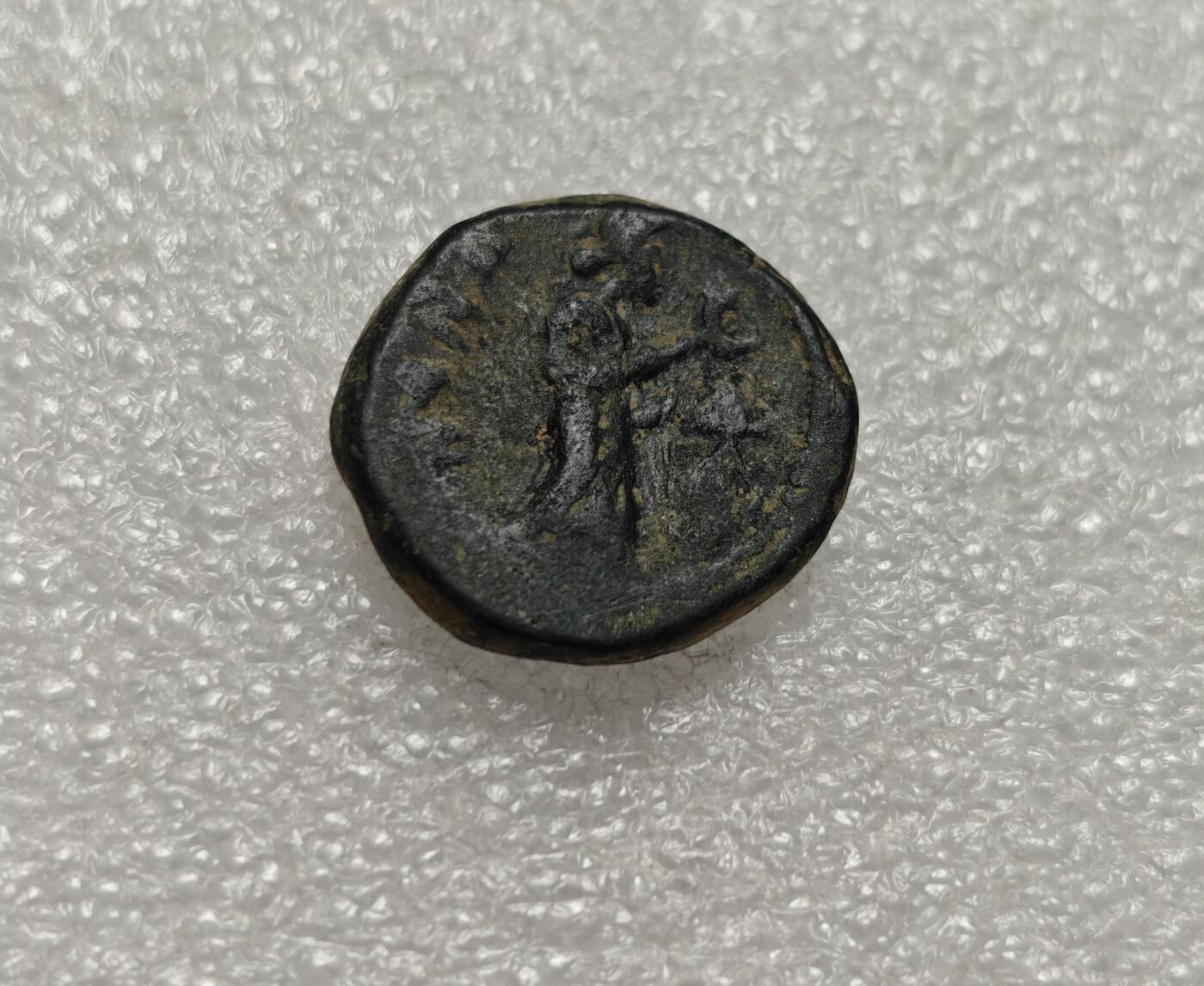 瓶子🏺第216期拍卖会  贵霜王朝打制铜币 四德大型铜币