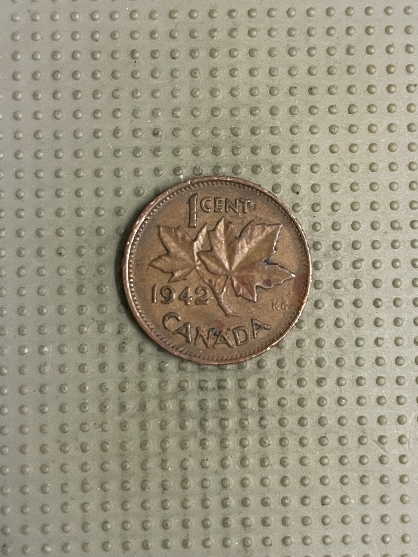 2025年第113场各国散币拍卖（总第113场） 加拿大1942年1分