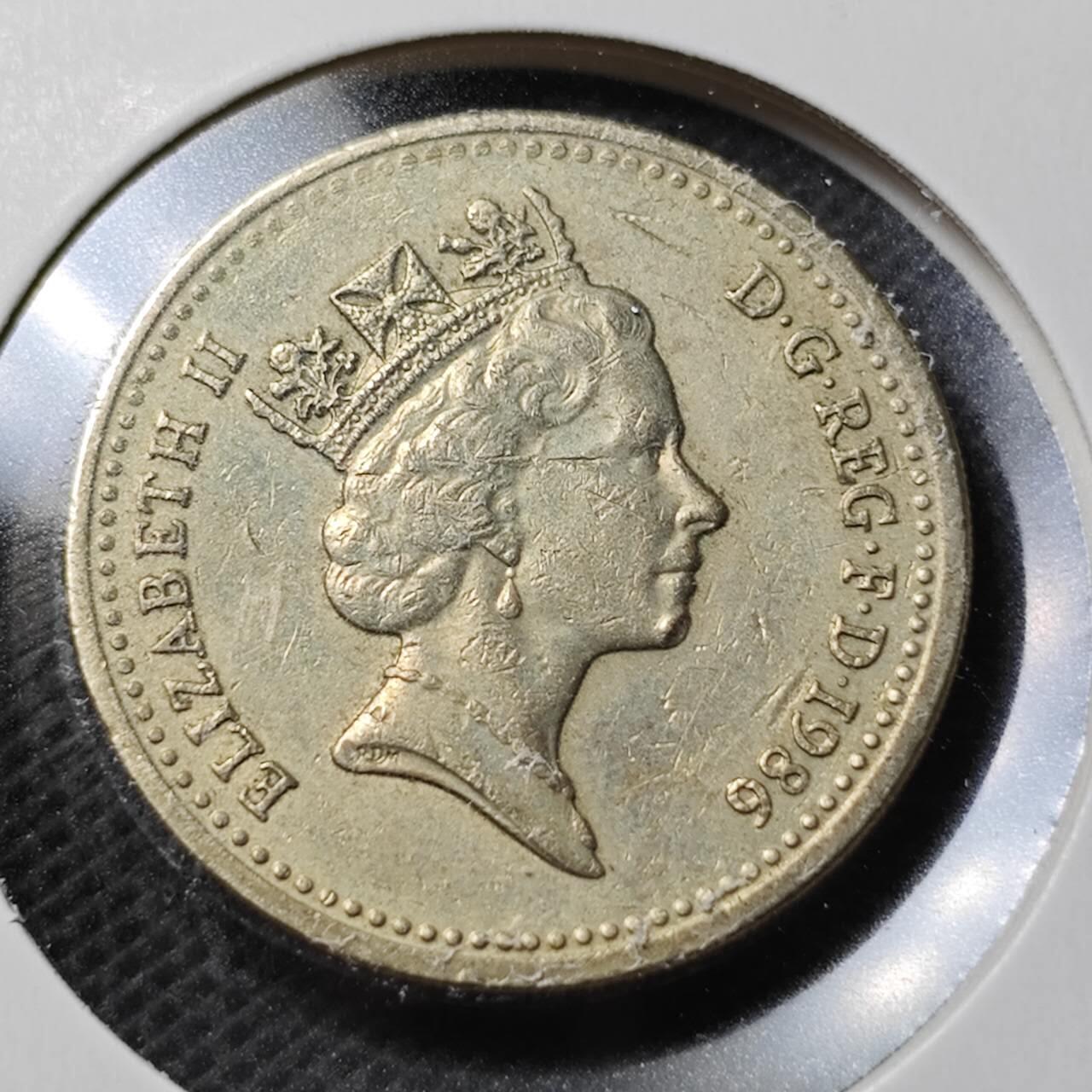 KK钱币收藏小铺  第368场  2月预留时间 周末发货  英国1镑