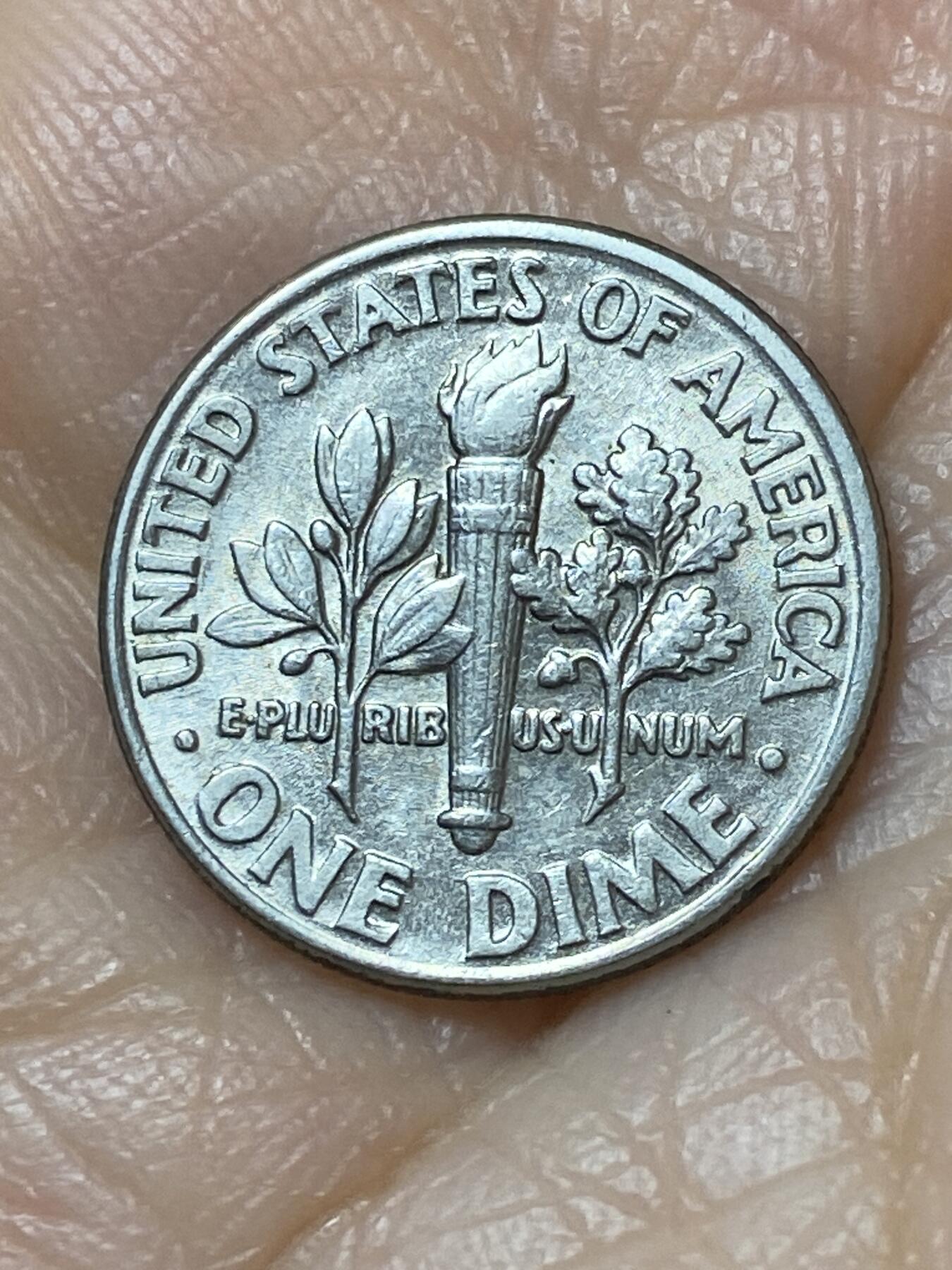 2025年第一百二十七场(总第一百五十三场）外国好品章牌、散币(免佣金) 美国🇺🇸1993年1角(罗斯福1角第二版，D标丹佛造)