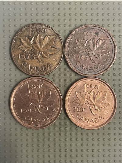 2025年第113场各国散币拍卖（总第113场） - 加拿大1分4枚