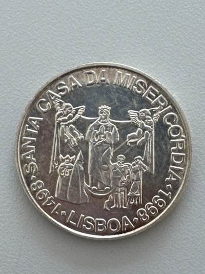 ❤️【币观天下】❤️ 第330期钱币拍卖- 2025.11.14周五晚上6点半场-长期征集拍品 - 葡萄牙1998年大银币