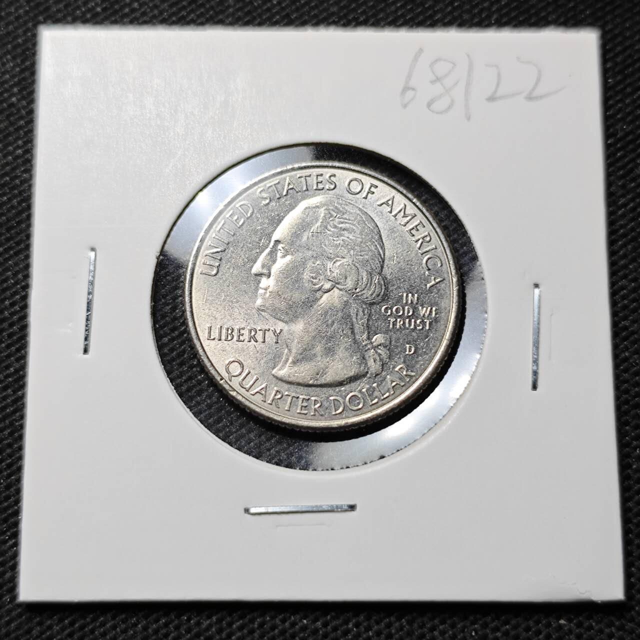 KK钱币收藏小铺  第368场  2月预留时间 周末发货  2013美国25分纪念币