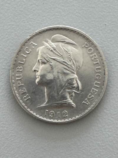 ❤️【币观天下】❤️ 第330期钱币拍卖- 2025.11.14周五晚上6点半场-长期征集拍品 - 葡萄牙1912年50分银币