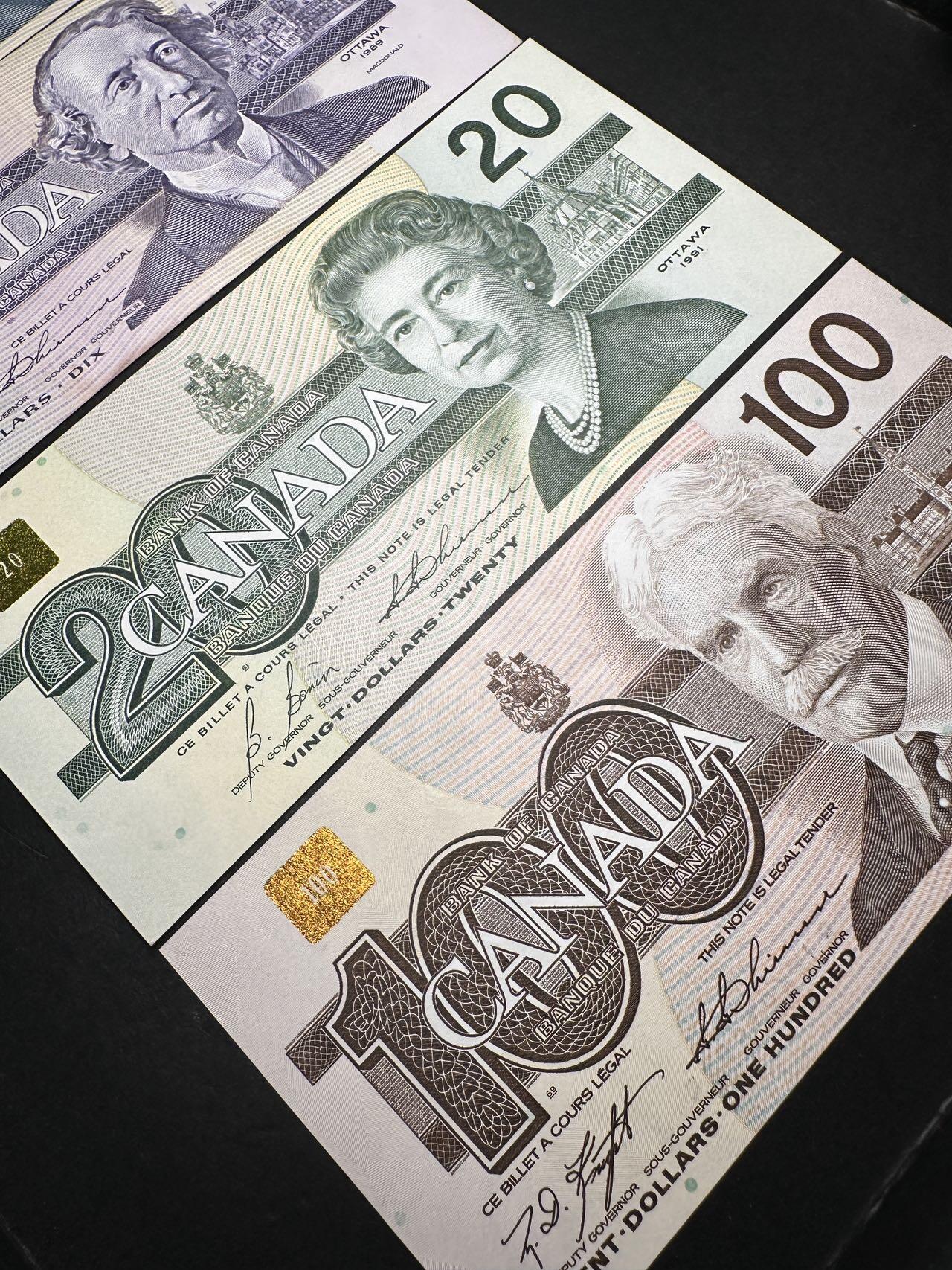 蒂克钱币-第47场 外国平价纸币拍卖 加拿大 1986-1991年 125加元纸币 AU- UNC