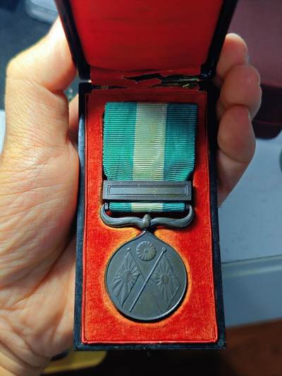 甲午从军记章 品相不错 - 甲午从军记章 品相不错