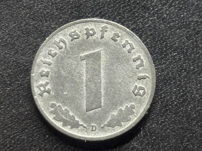 邮泉阁限时拍卖第三十五场补 德国硬币（第三帝国）专场（硬币在国外。请付邮费6元。） - 德国第三帝国1941年1芬尼D版