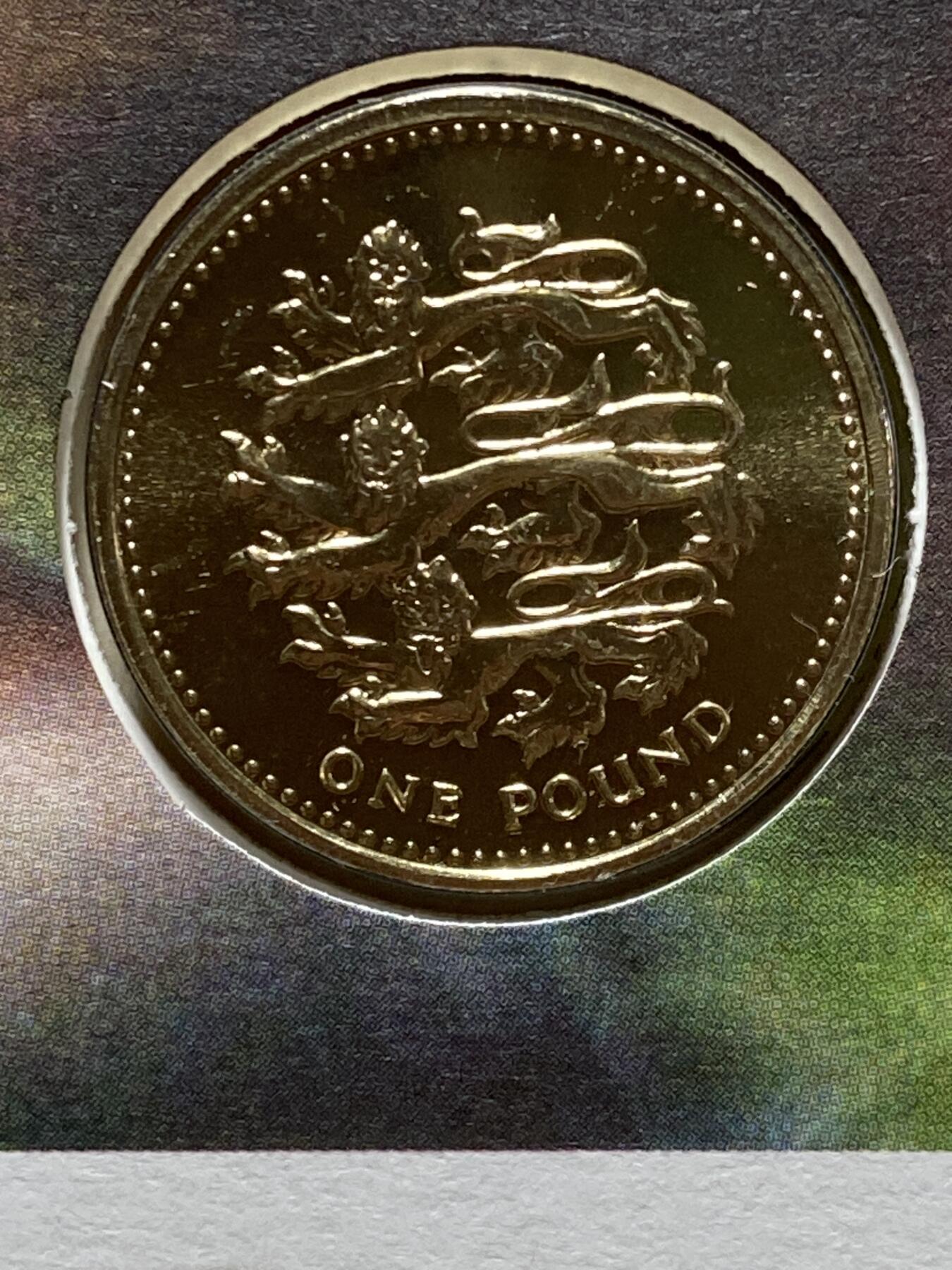 2025年第一百二十八场(总第一百五十四场）外国好品散币、邮币封和邮票场(免佣金) 大型邮币封–英国🇬🇧1997年1英镑(2003年英格兰橄榄球世界杯夺冠纪念封)