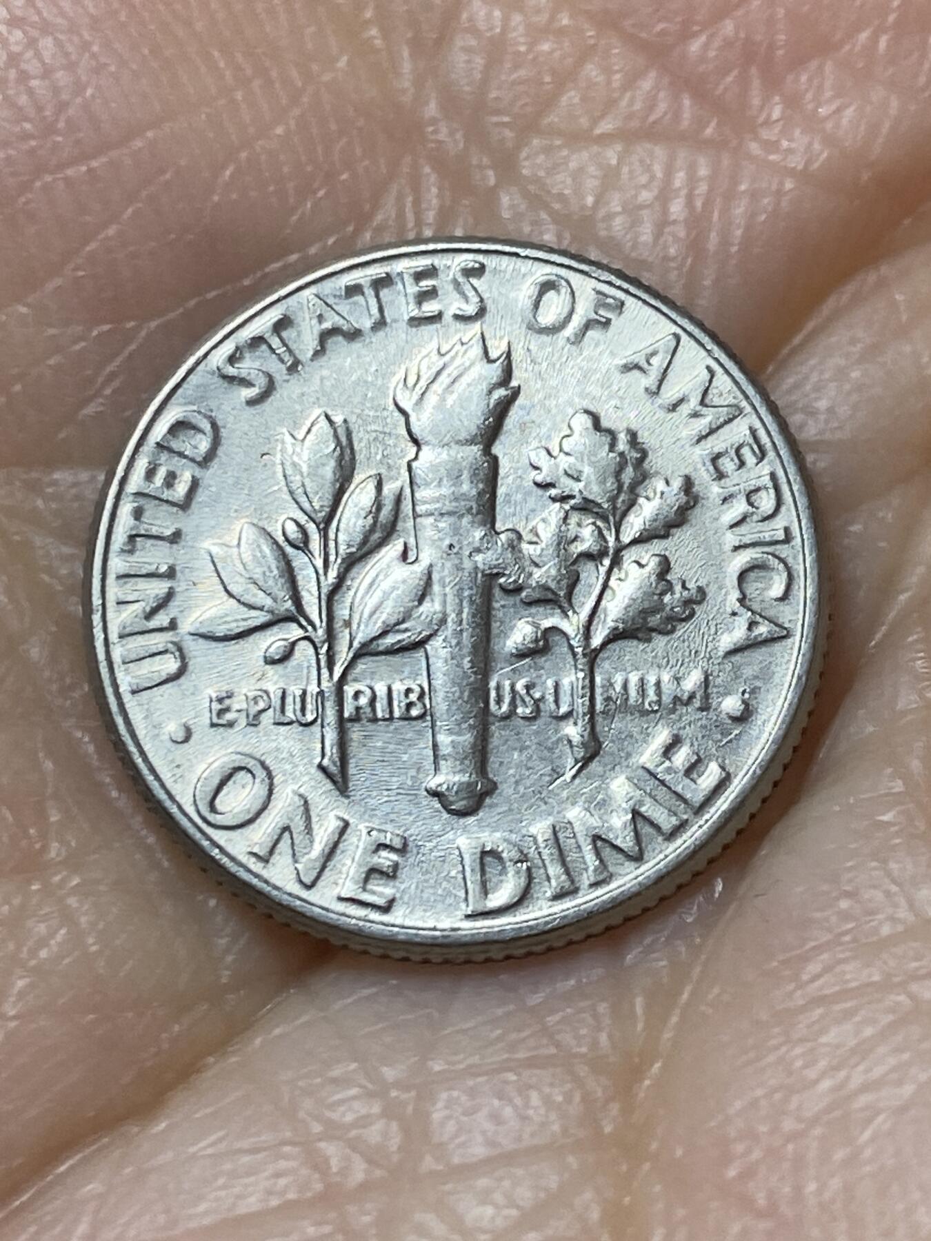 2025年第一百二十七场(总第一百五十三场）外国好品章牌、散币(免佣金) 美国🇺🇸1979年1角(罗斯福1角第二版，D标丹佛造)