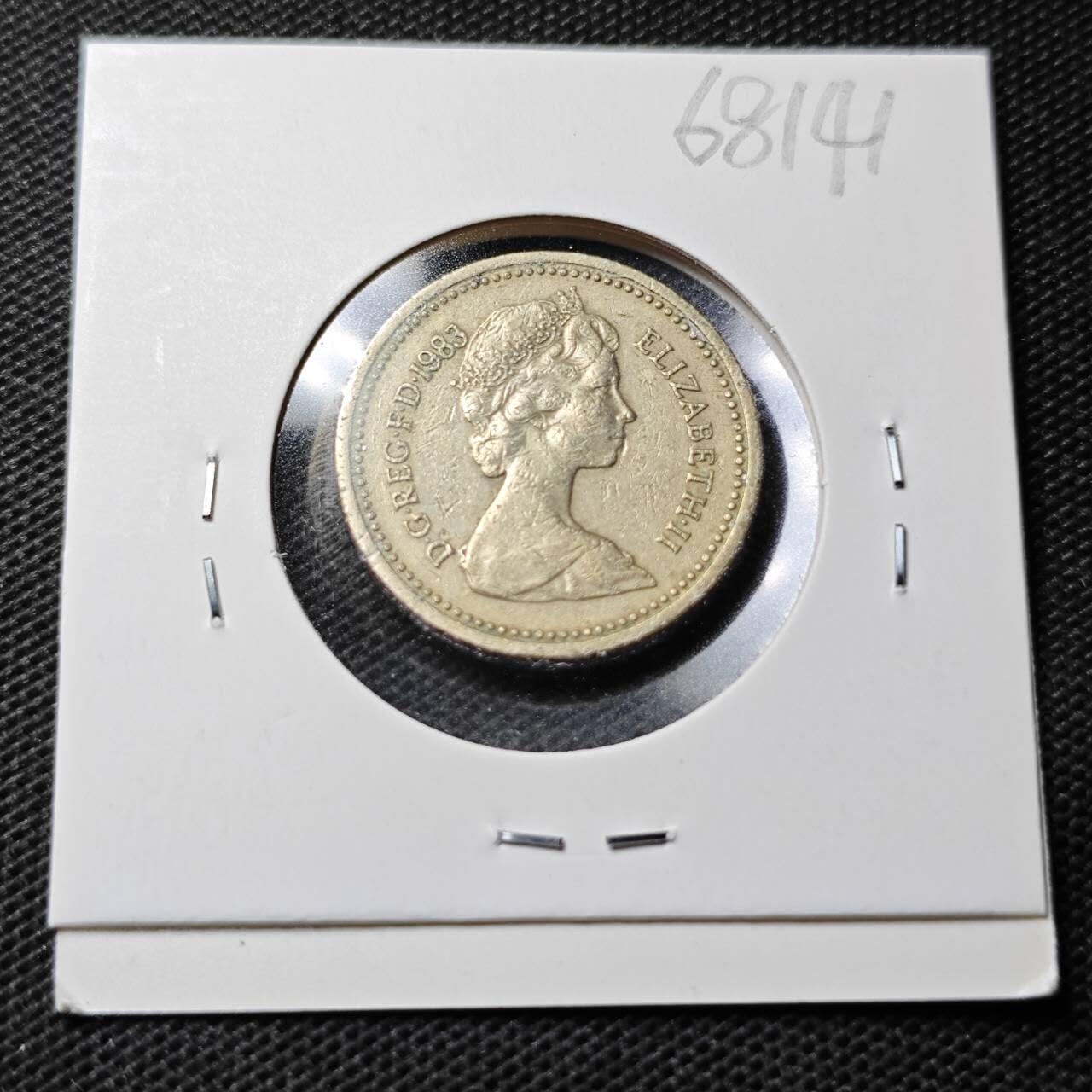 KK钱币收藏小铺  第368场  2月预留时间 周末发货  英国1镑