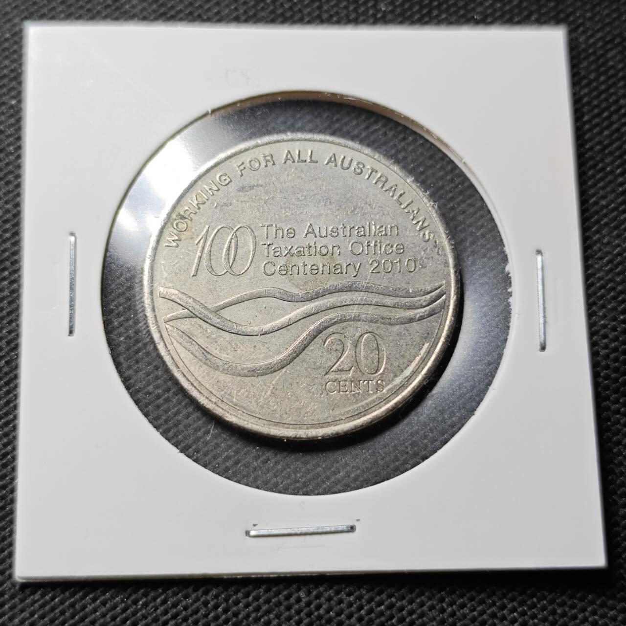 KK钱币收藏小铺  第368场  2月预留时间 周末发货  澳大利亚20分纪念币