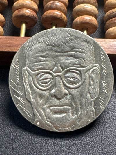 ❤️【币观天下】❤️ 第330期钱币拍卖- 2025.11.14周五晚上6点半场-长期征集拍品 - 芬兰1970年总统人物10马克纪念银币无边设计