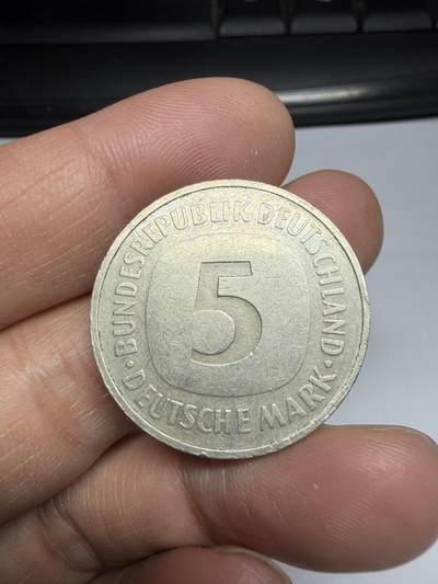 2025年集古藏今外币拍卖第十期-第5场—（总第285拍），可以寄存60天，满160元包邮。 - 1989年德国5马克