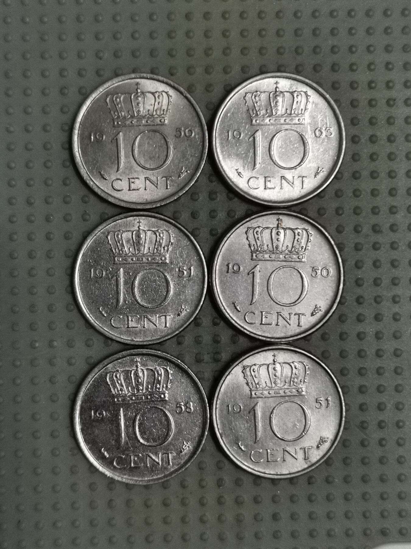 2025年第114场各国散币拍卖（总第114场） 荷兰10分6枚