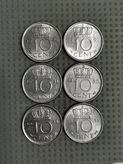 2025年第114场各国散币拍卖（总第114场） - 荷兰10分6枚