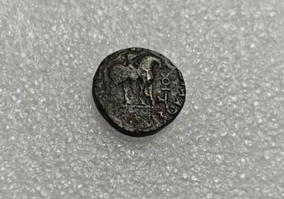 瓶子🏺第216期拍卖会 -  印度帕提亚王国 冈多法勒斯 银铜合金币 约公元35-60年