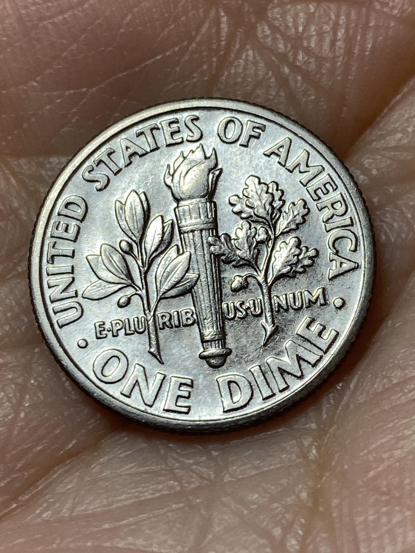 2025年第一百二十七场(总第一百五十三场）外国好品章牌、散币(免佣金) 美国🇺🇸1996年1角(罗斯福1角第二版，D标丹佛造)