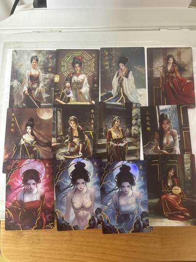 卡牌限时024期活动专场 - 银信潮玩 三六传奇 彩金彩闪工艺9张+彩金彩闪工艺特卡聂小倩3张