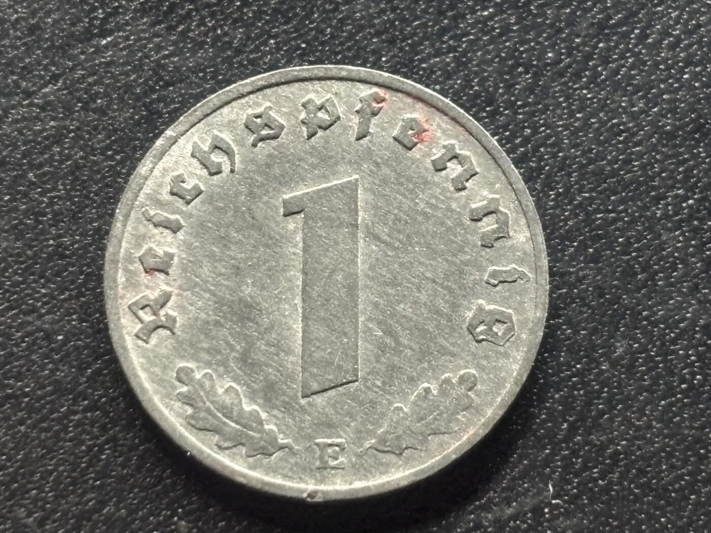 邮泉阁限时拍卖第三十五场补 德国硬币（第三帝国）专场（硬币在国外。请付邮费6元。） 德国第三帝国1943年1芬尼E版