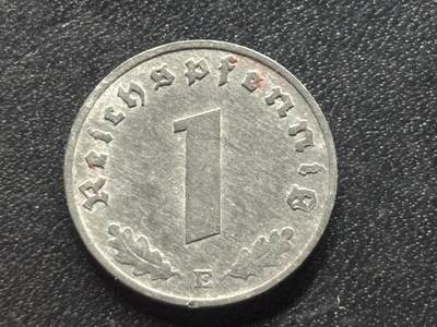 邮泉阁限时拍卖第三十五场补 德国硬币（第三帝国）专场（硬币在国外。请付邮费6元。） - 德国第三帝国1943年1芬尼E版