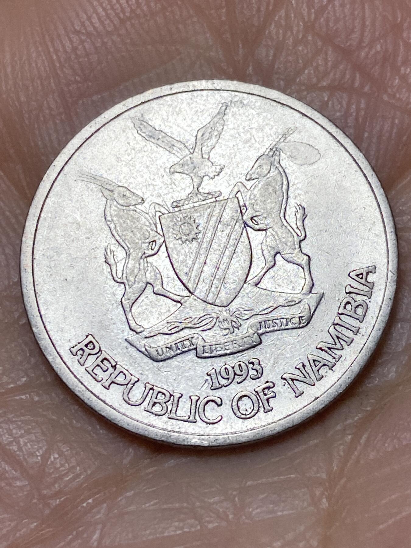 2025年第一百二十八场(总第一百五十四场）外国好品散币、邮币封和邮票场(免佣金) 纳米比亚🇳🇦1993年10分