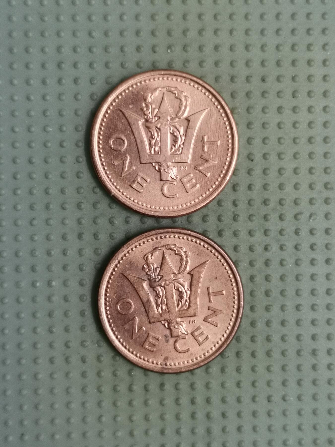 2025年第113场各国散币拍卖（总第113场） 巴巴多斯2004年1分2枚