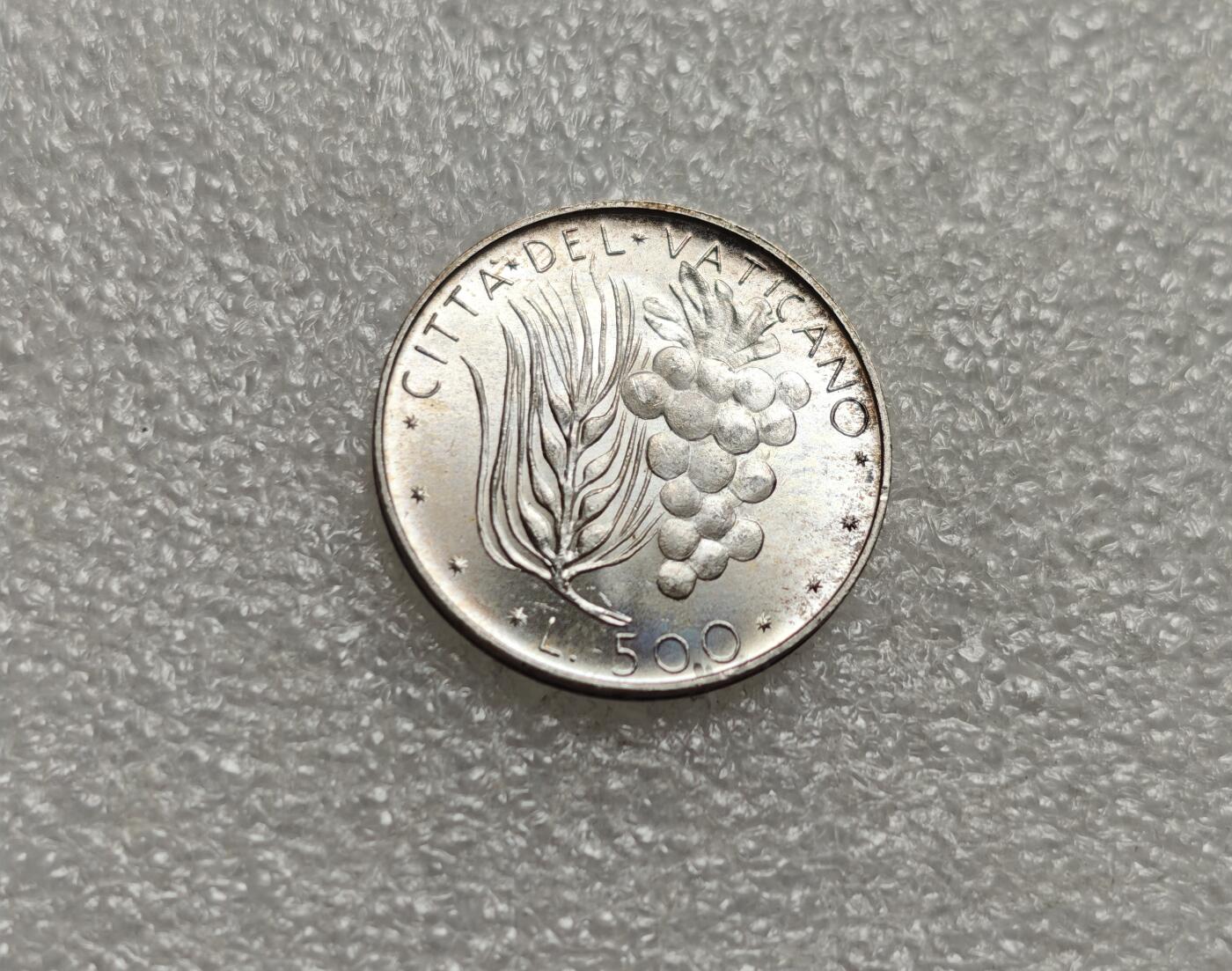 瓶子🏺第216期拍卖会  意大利1974年FAO系列500里拉银币  原光