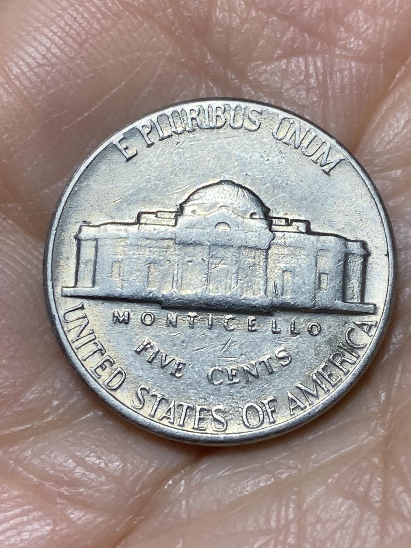 2025年第一百二十八场(总第一百五十四场）外国好品散币、邮币封和邮票场(免佣金) 美国🇺🇸1965年5分(杰斐逊5分第三版，无标)