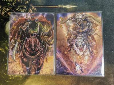 阳大大卡牌拍卖第82期（持续收拍品，周五晚上九点截拍，进群福利早知道） - 【三国五虎】昆仑万象 权迎东 签绘水浒 关羽+赵云 特卡2张