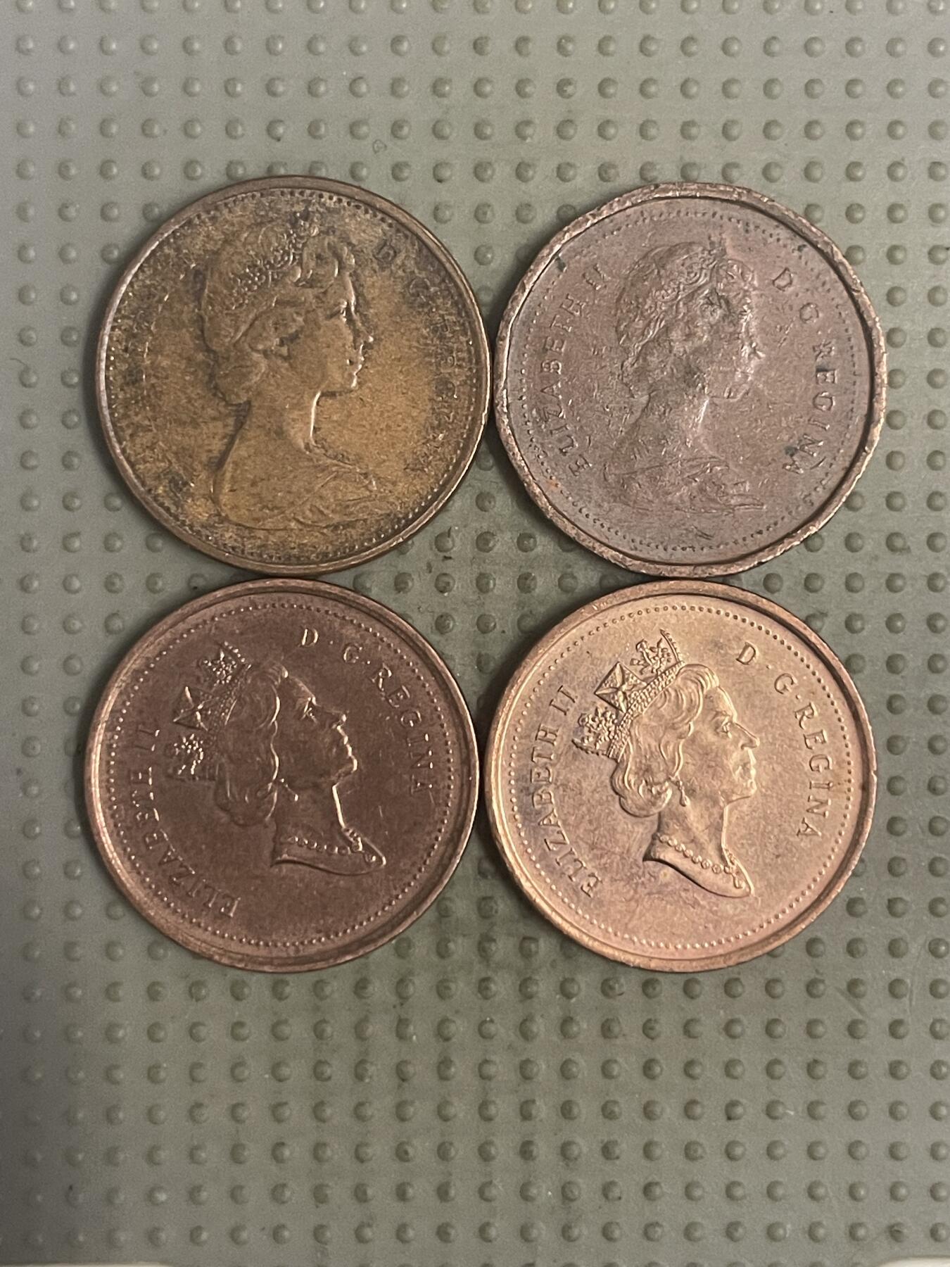 2025年第113场各国散币拍卖（总第113场） 加拿大1分4枚