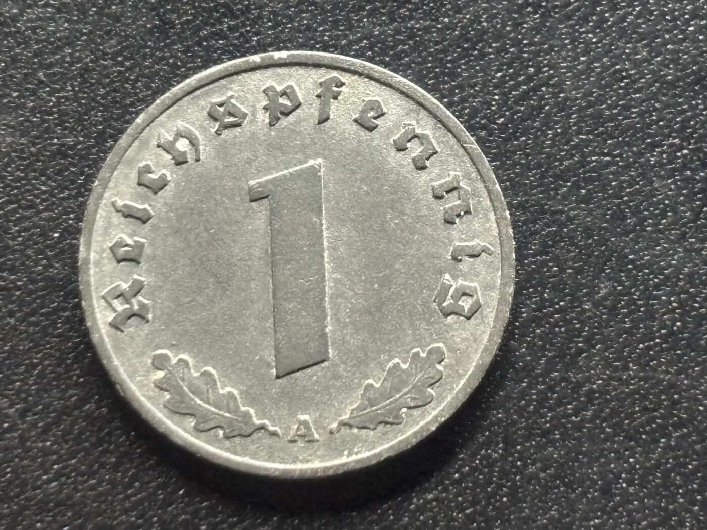 邮泉阁限时拍卖第三十五场补 德国硬币（第三帝国）专场（硬币在国外。请付邮费6元。） 德国第三帝国1940年1芬尼A版