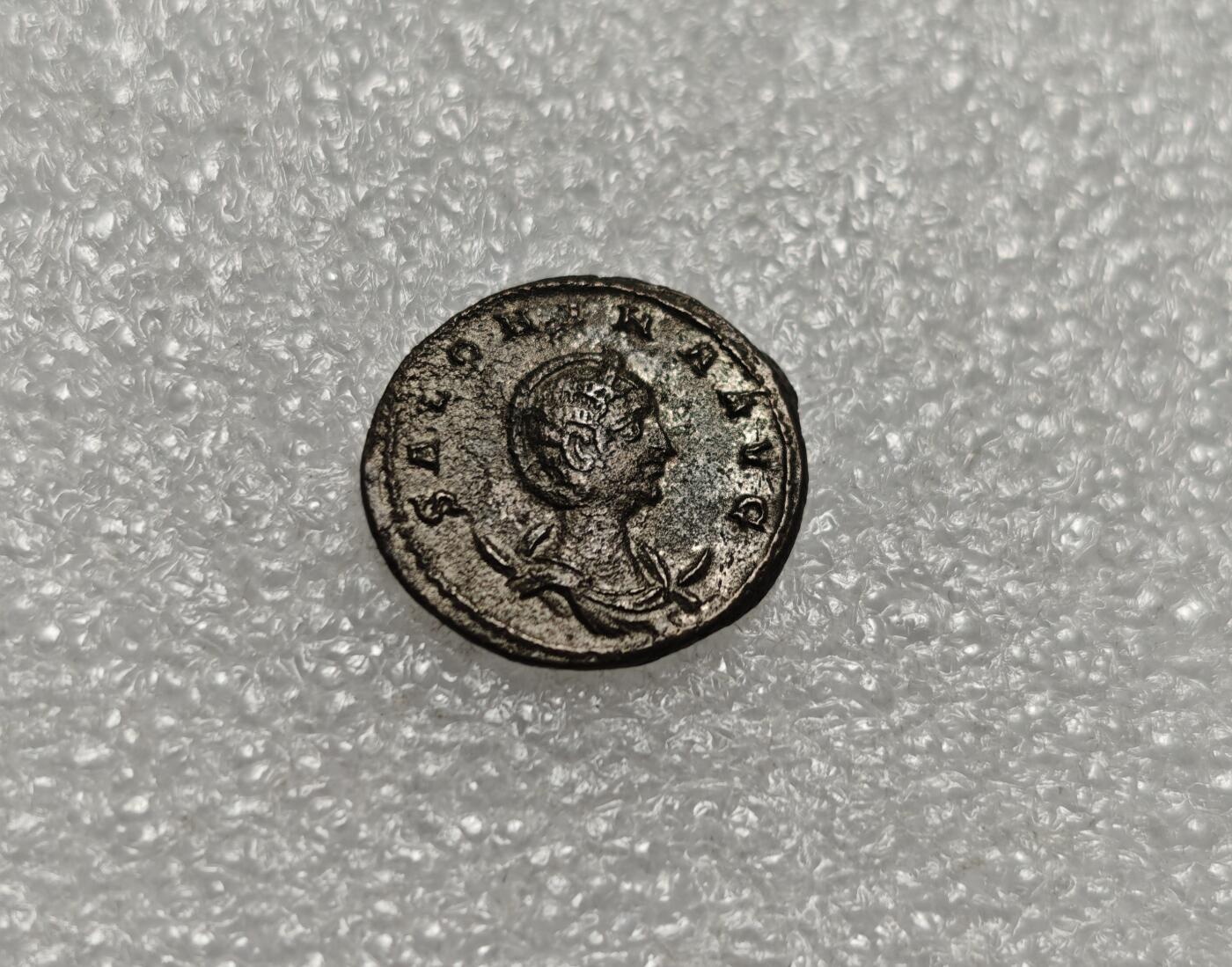 瓶子🏺第216期拍卖会  古罗马帝国伽里恩努斯时期皇后萨洛尼纳洗银币  好品好状态