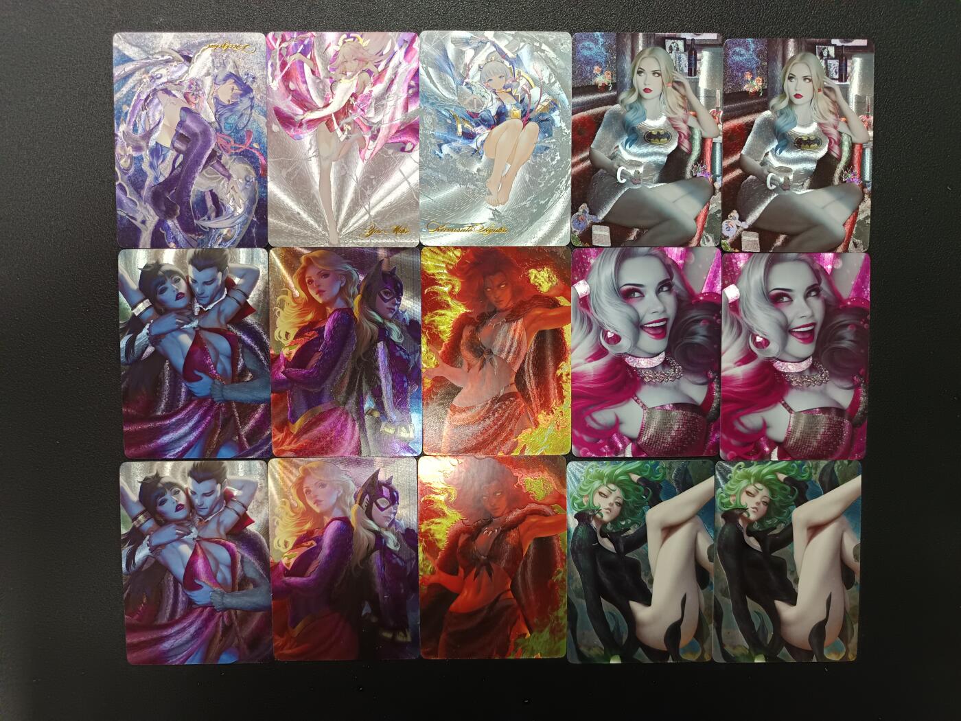 天玑星卡拍第138期《11.17周一截拍》持续收拍收评中 满赠卡需备注 燎原卡牌 ACG粗闪 15张 自制卡