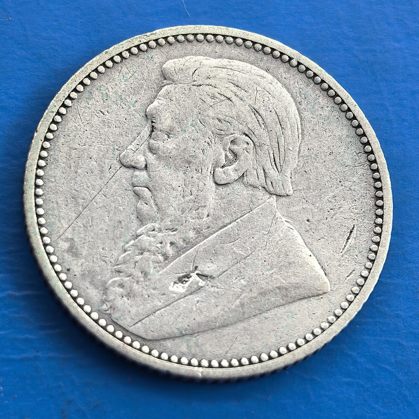 外国优质老铜币银币，周六九点倒数截拍，满百包邮，可寄存半年，喜欢朋友微信扫描二维码可直接参拍 南非1896年6便士银币