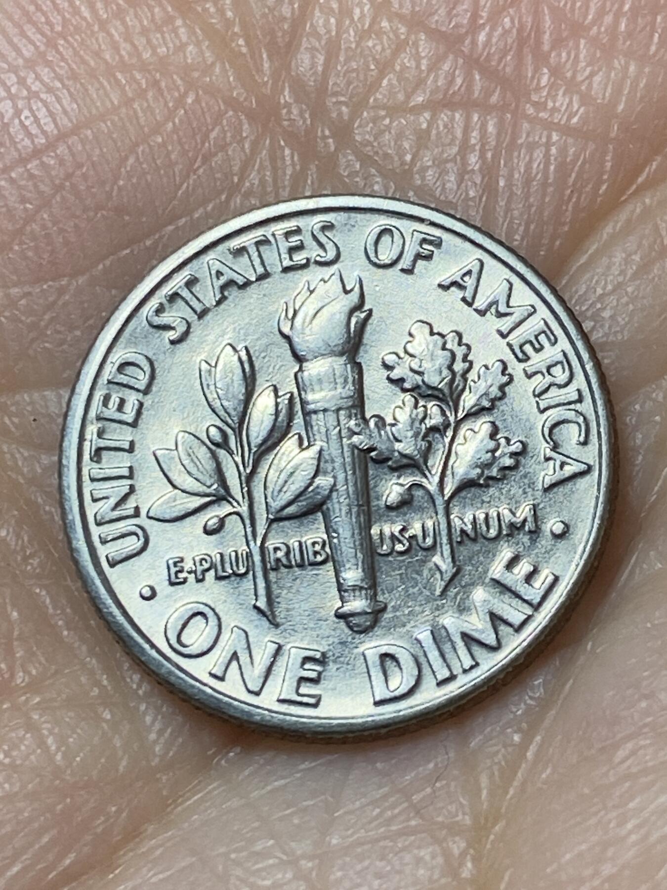 2025年第一百二十七场(总第一百五十三场）外国好品章牌、散币(免佣金) 美国🇺🇸1990年1角(罗斯福1角第二版，D标丹佛造)