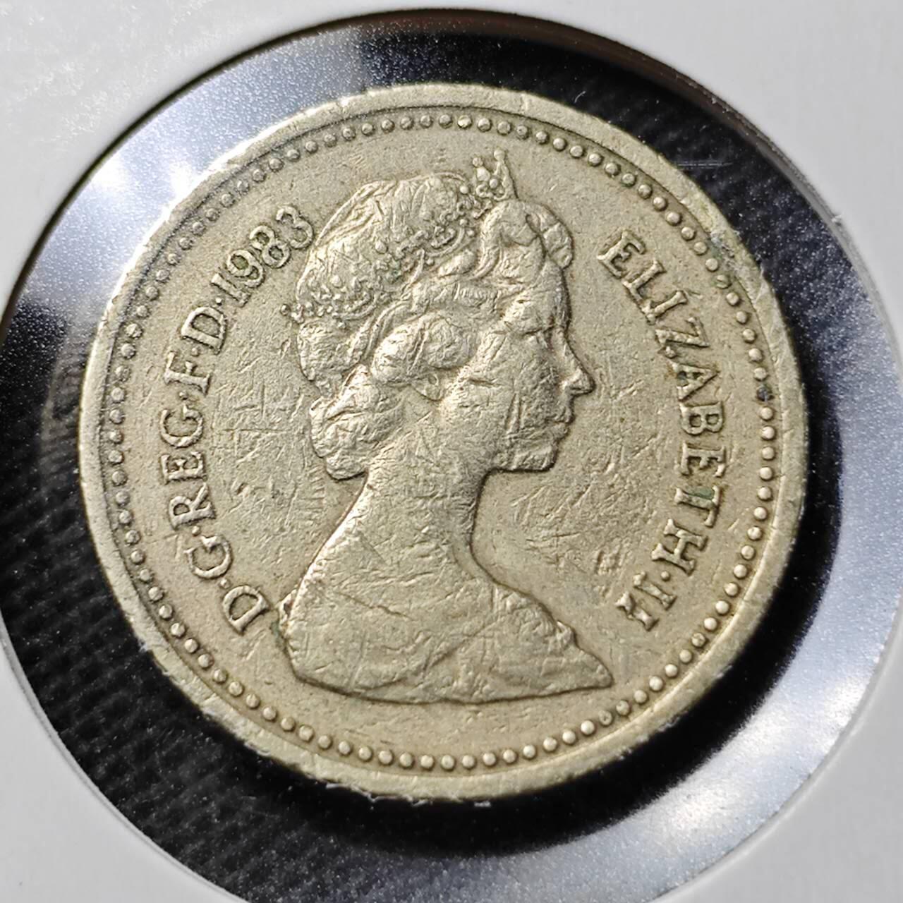 KK钱币收藏小铺  第368场  2月预留时间 周末发货  英国1镑