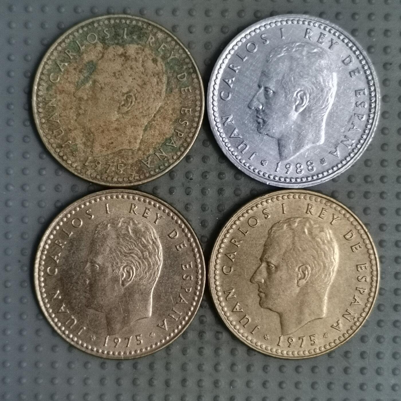 2025年第113场各国散币拍卖（总第113场） 西班牙1比塞塔4枚