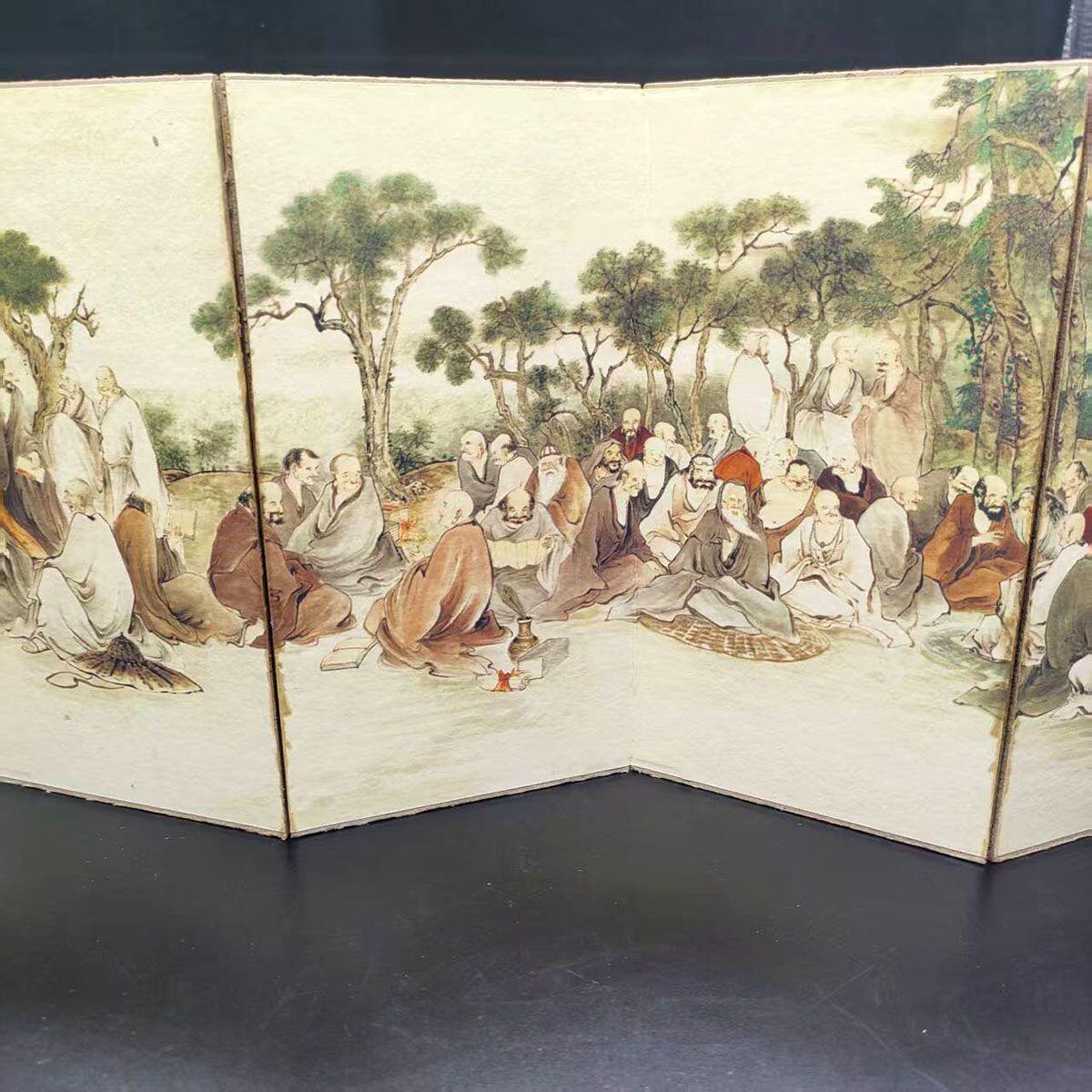 听雨轩（25） 五百罗汉图精品册 尺寸19cm*10cm