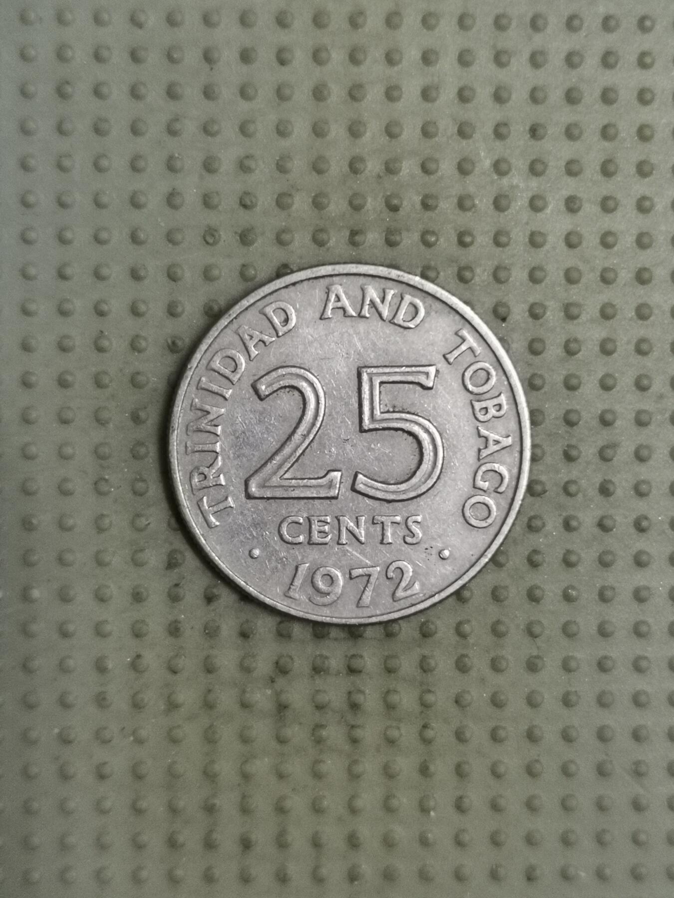 2025年第114场各国散币拍卖（总第114场） 特立尼达和多巴哥1972年25分