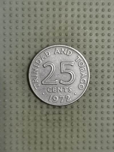 2025年第114场各国散币拍卖（总第114场） - 特立尼达和多巴哥1972年25分